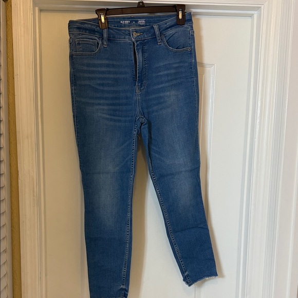 Old Navy Denim - Old Navy Women's Extra High Rise Rockstar Super Skinny Blue Jeans